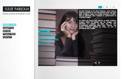 Site Internet de Julie Fabioux